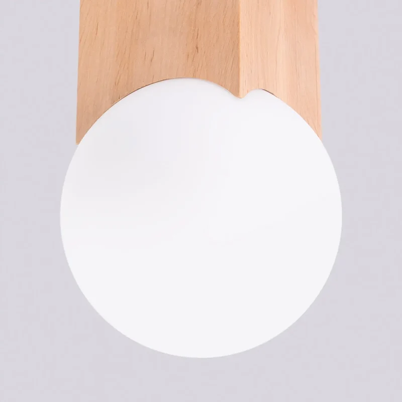 Luminaire Plafonnier | SOLIS (Bois Naturel)