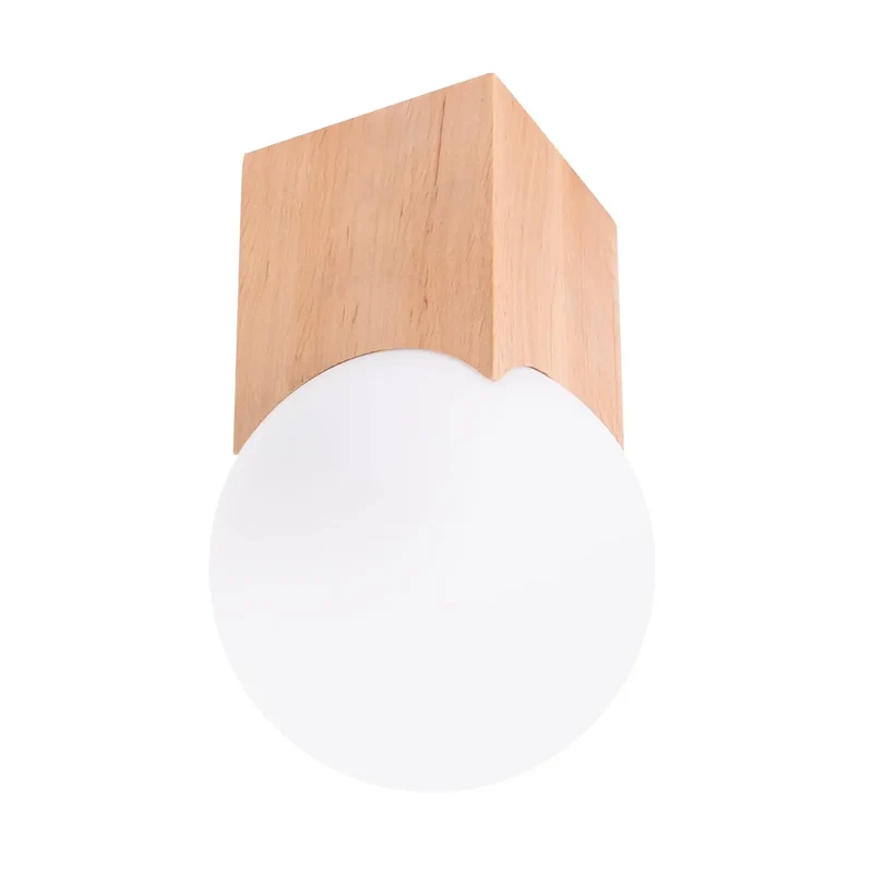Luminaire Plafonnier | SOLIS (Bois Naturel)