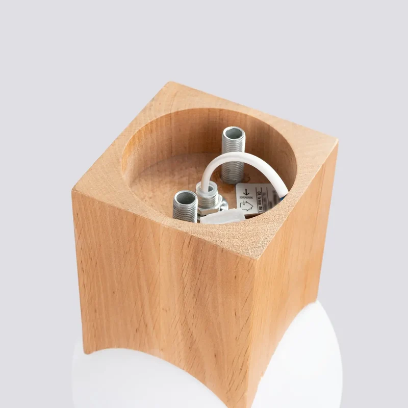 Luminaire Plafonnier | SOLIS (Bois Naturel)