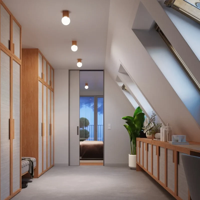 Luminaire Plafonnier | SOLIS (Bois Naturel)