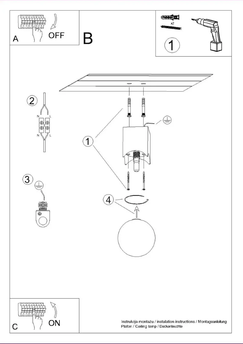 Luminaire Plafonnier | SOLIS (Bois Naturel)