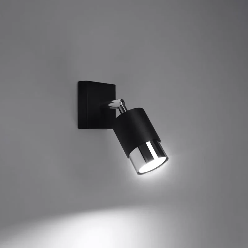 Applique Murale | NERO (Noir/Chrome)