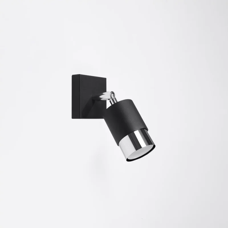 Applique Murale | NERO (Noir/Chrome)
