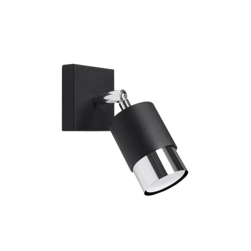 Applique Murale | NERO (Noir/Chrome)