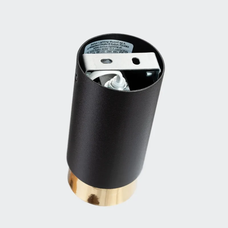 Luminaire Plafonnier | NERO 12,5 (Noir/Doré)