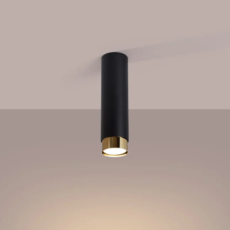 Luminaire Plafonnier | NERO 22,5 (Noir/Doré)