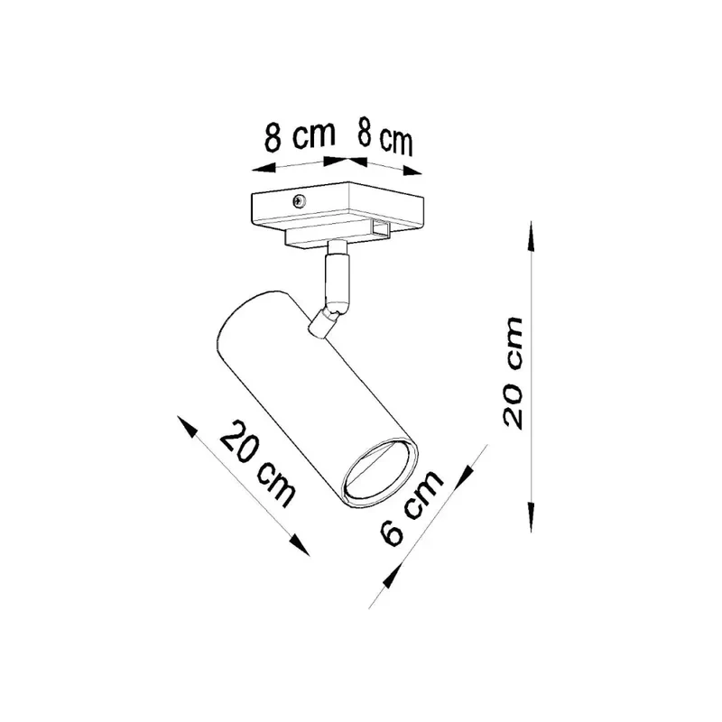 Luminaire Plafonnier | DIREZIONE 1 (Blanc)