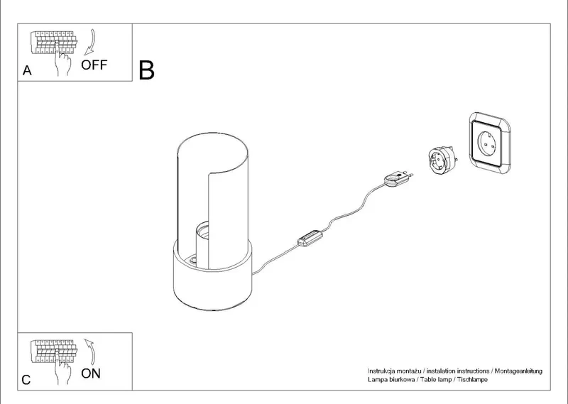 Lampe A Poser | FLASH (Blanc)