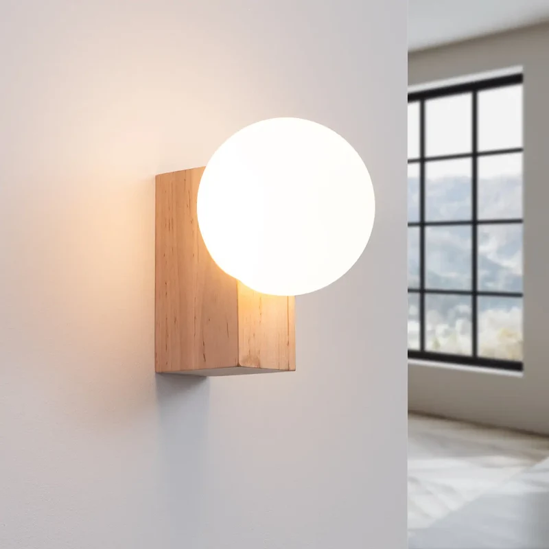 Applique Murale | BULBO (Bois Naturel)