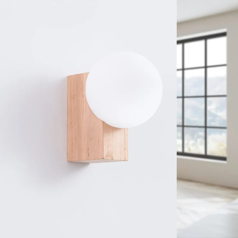 Applique Murale | BULBO (Bois Naturel)