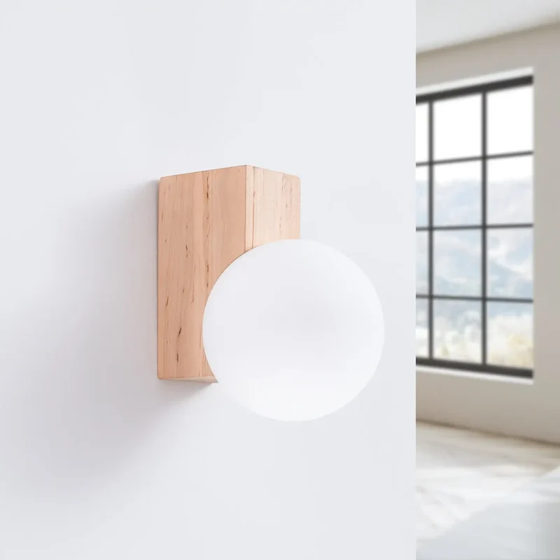 Applique Murale | BULBO (Bois Naturel)