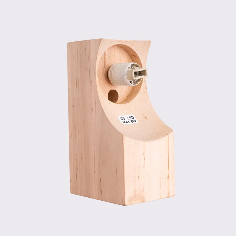Applique Murale | BULBO (Bois Naturel)