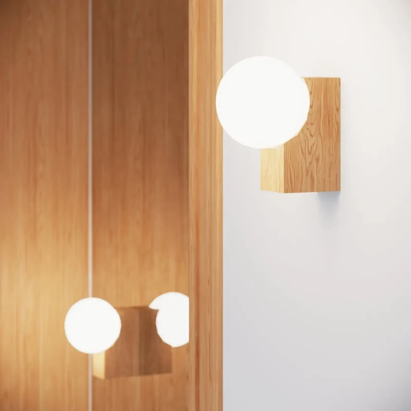 Applique Murale | BULBO (Bois Naturel)