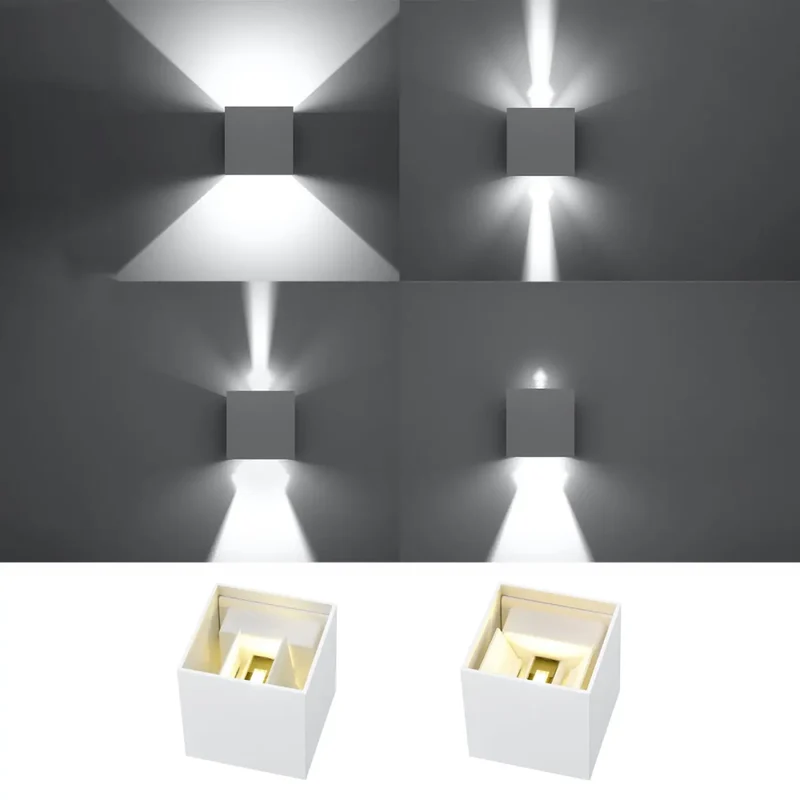 Applique Murale LED IP54 | LUCA (Blanc)