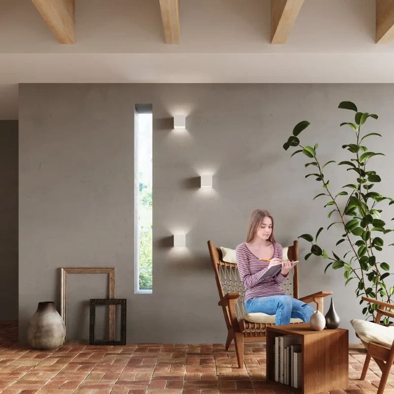 Applique Murale LED IP54 | LUCA (Blanc)