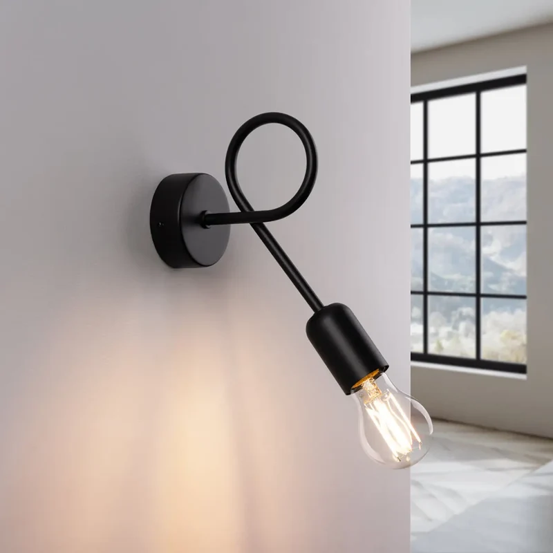 Applique Murale | LOOP (Noir)
