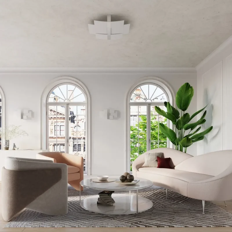 Luminaire Plafonnier| CELIA (Chrome)