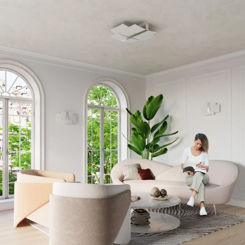 Luminaire Plafonnier| CELIA (Chrome)