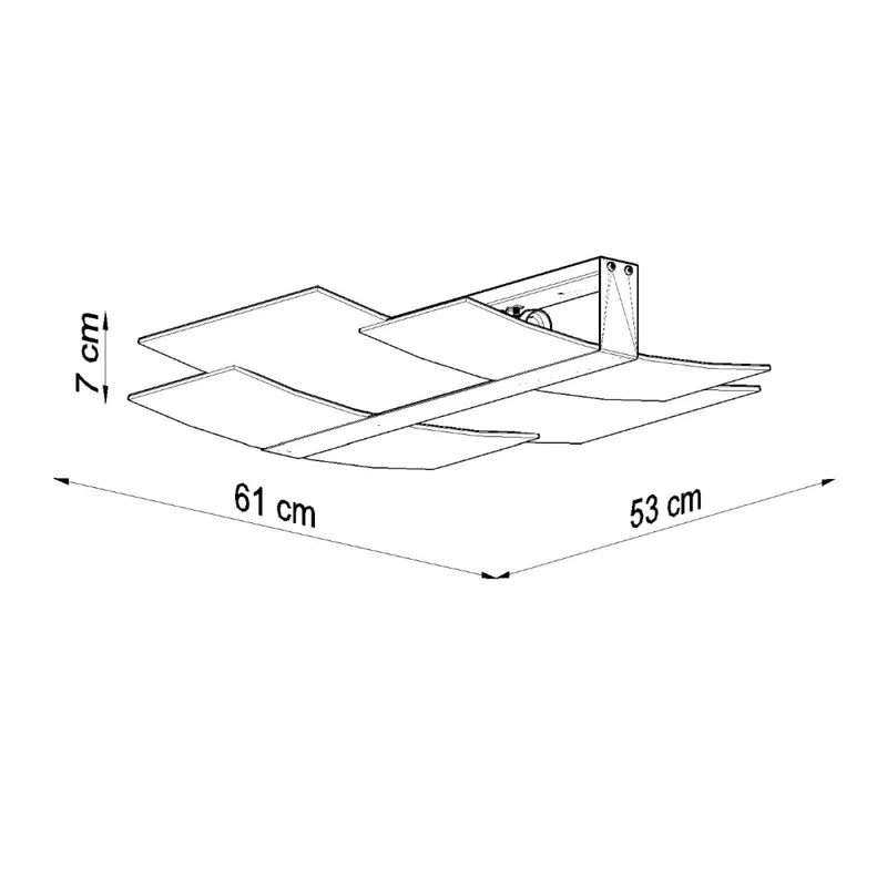 Luminaire Plafonnier| CELIA (Chrome)