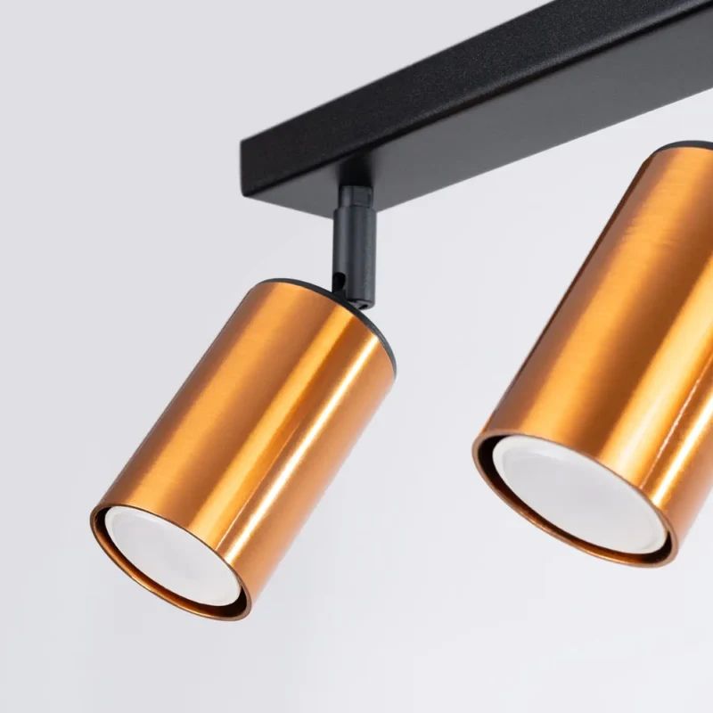 Luminaire Plafonnier | WINX 2 (Noir/Cooper)
