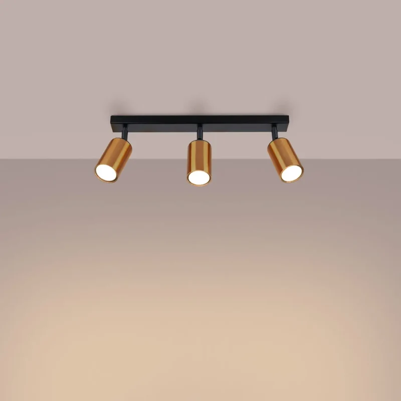 Luminaire Plafonnier | WINX 3 (Noir/Cooper)