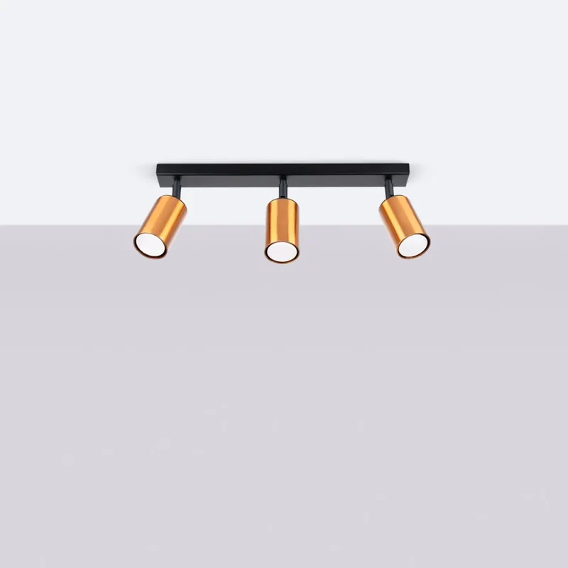 Luminaire Plafonnier | WINX 3 (Noir/Cooper)