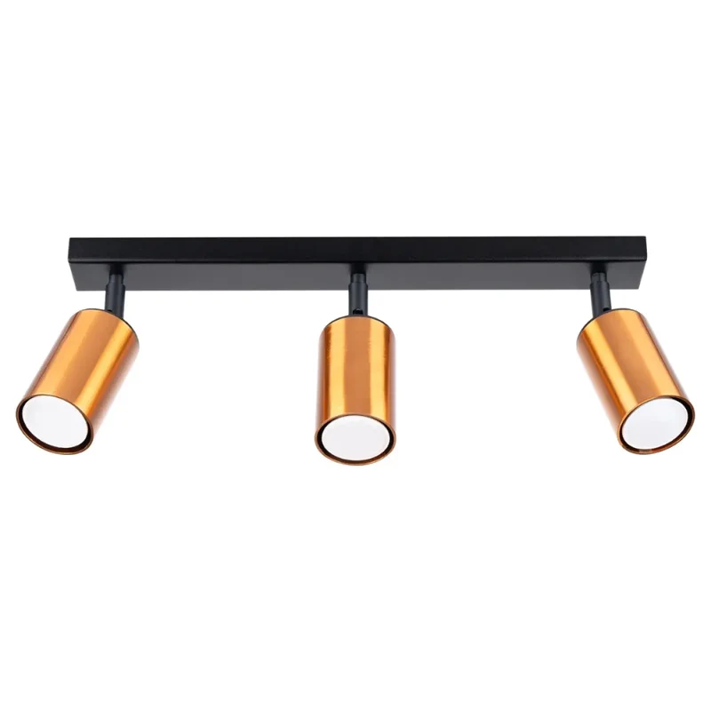 Luminaire Plafonnier | WINX 3 (Noir/Cooper)