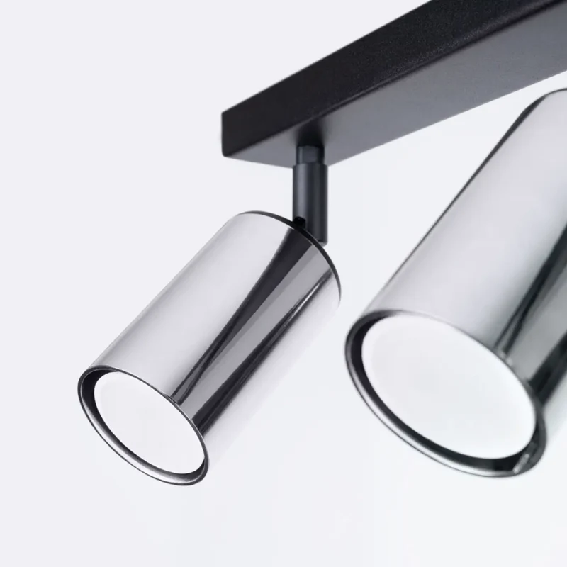 Luminaire Plafonnier | WINX 2 (Noir/Chrome)