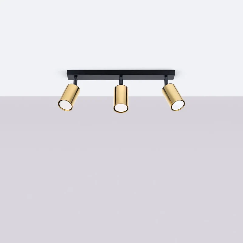 Luminaire Plafonnier | WINX 3 (Noir/Doré)