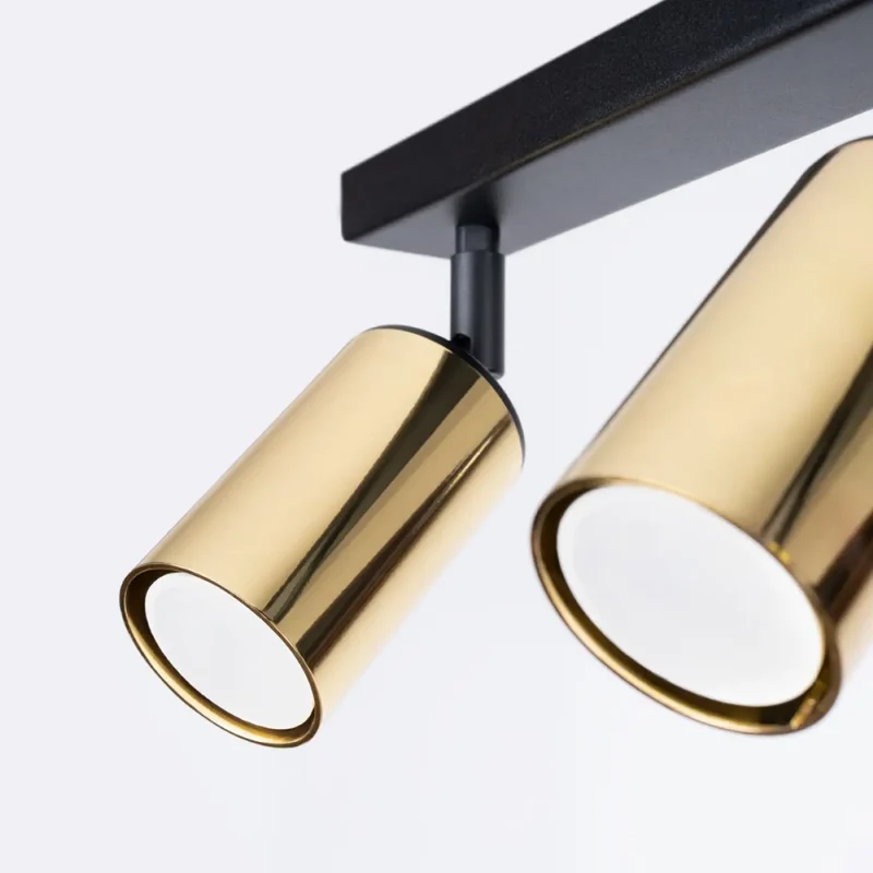 Luminaire Plafonnier | WINX 3 (Noir/Doré)