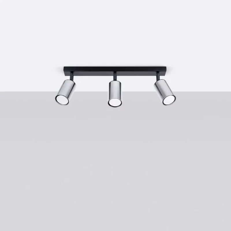 Luminaire Plafonnier | WINX 3 (Noir/Chrome)