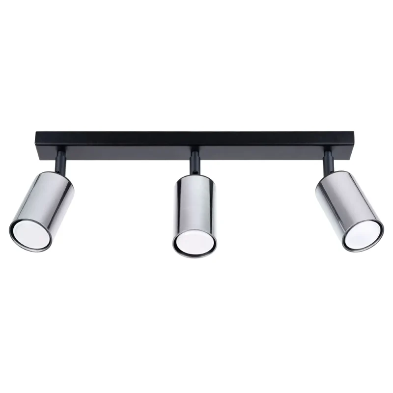 Luminaire Plafonnier | WINX 3 (Noir/Chrome)