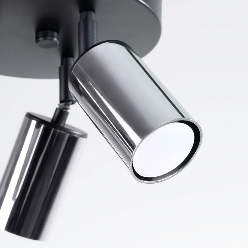 Luminaire Plafonnier | WINX 3P (Noir/Chrome)