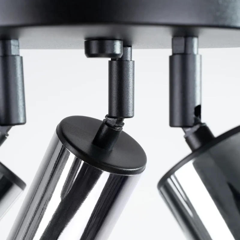 Luminaire Plafonnier | WINX 3P (Noir/Chrome)