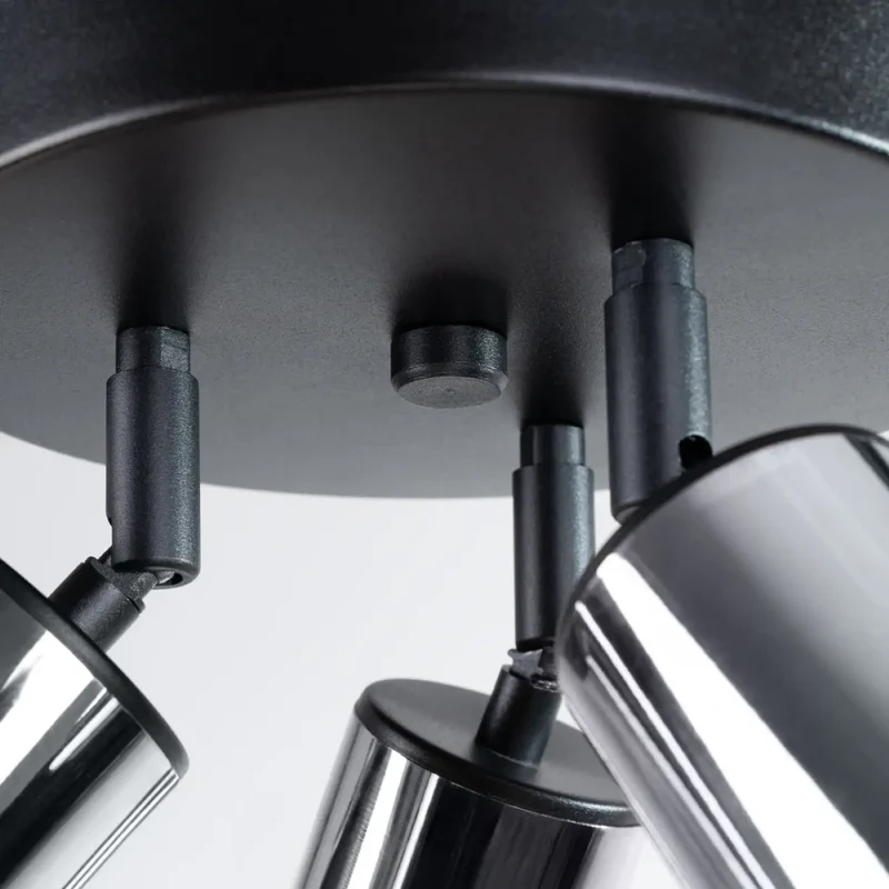Luminaire Plafonnier | WINX 3P (Noir/Chrome)