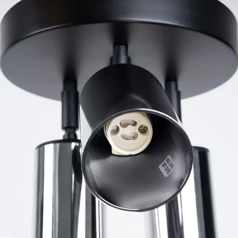 Luminaire Plafonnier | WINX 3P (Noir/Chrome)
