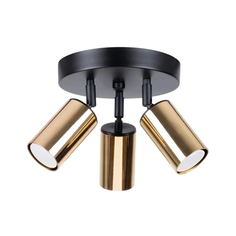 Luminaire Plafonnier | WINX 3P (Noir/Doré)