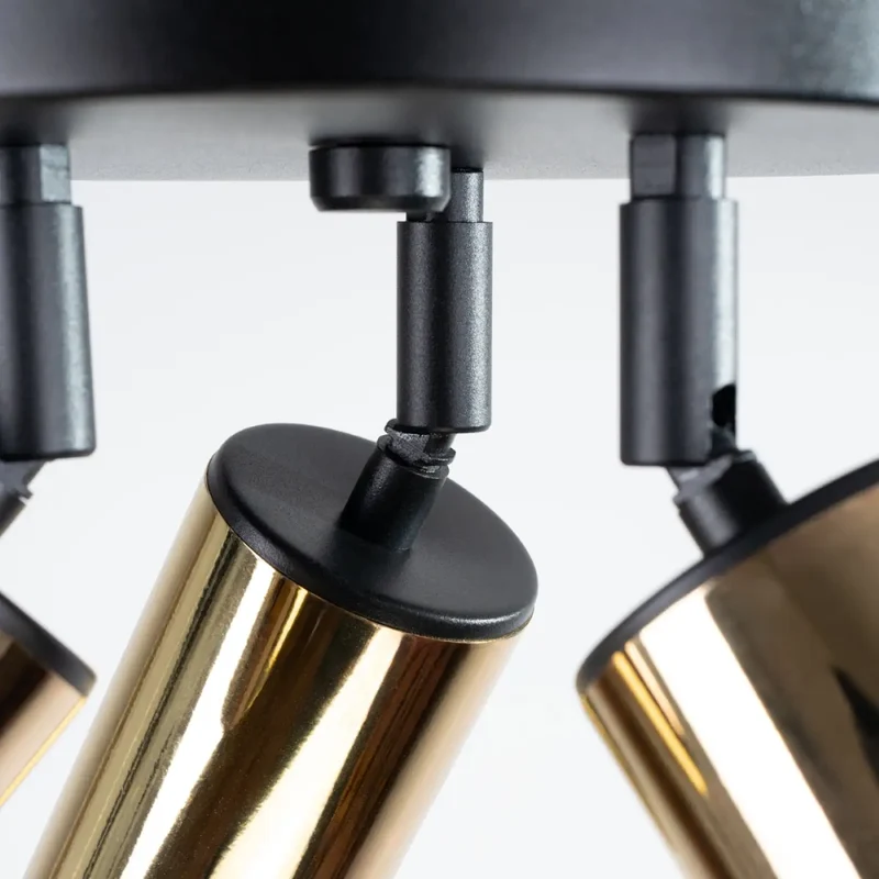 Luminaire Plafonnier | WINX 3P (Noir/Doré)