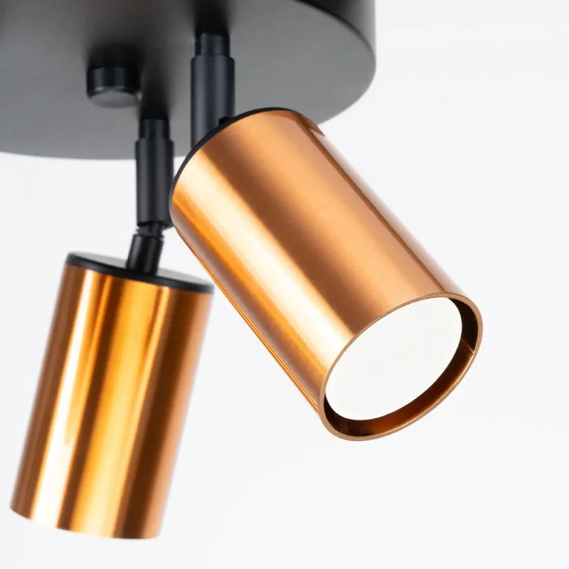Luminaire Plafonnier | WINX 3P (Noir/Cooper)