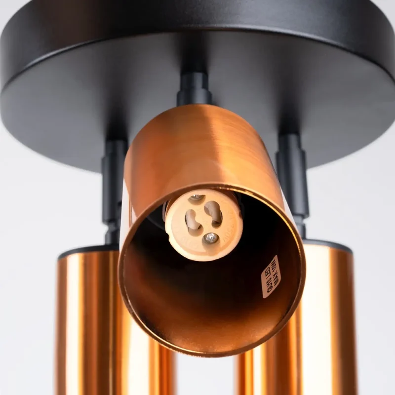 Luminaire Plafonnier | WINX 3P (Noir/Cooper)