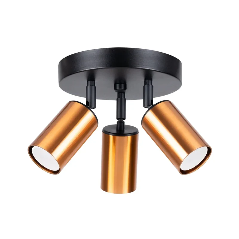 Luminaire Plafonnier | WINX 3P (Noir/Cooper)
