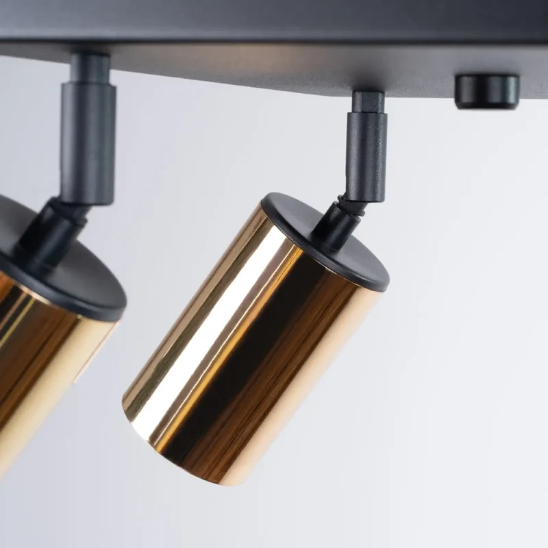 Luminaire Plafonnier | WINX 4 (Noir/Doré)