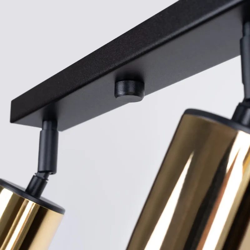 Luminaire Plafonnier | WINX 4L (Noir/Doré)