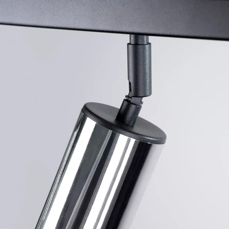 Luminaire Plafonnier | WINX 6L (Noir/Chrome)