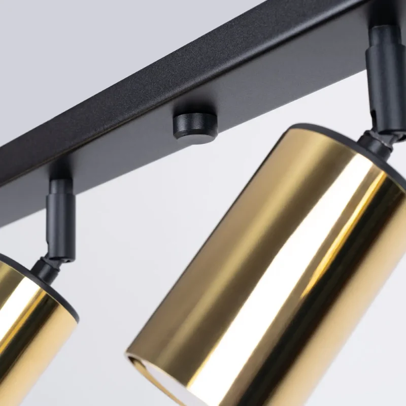 Luminaire Plafonnier | WINX 6L (Noir/Doré)