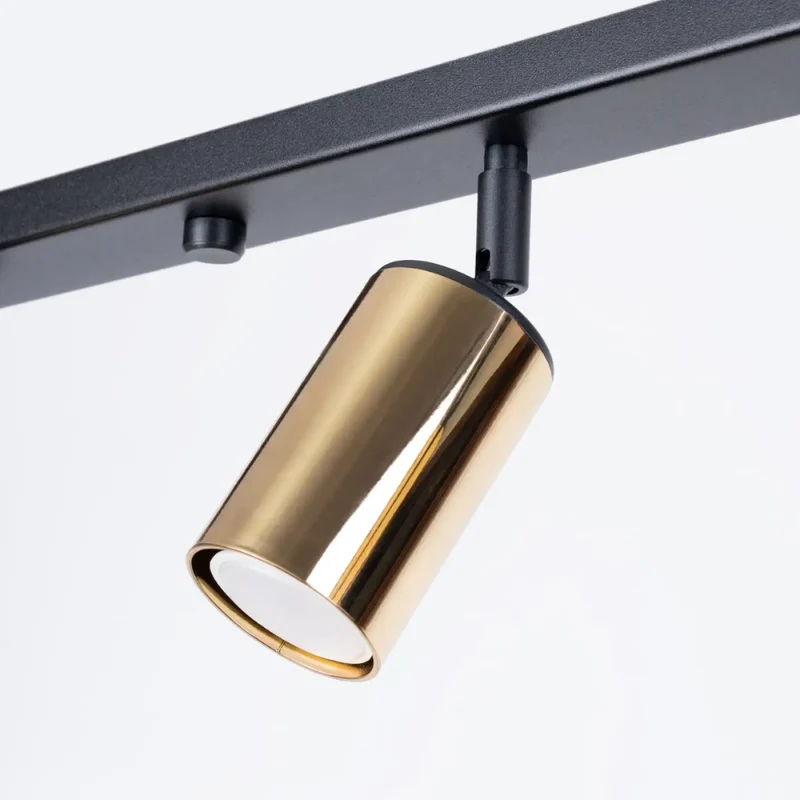 Luminaire Plafonnier | WINX 6L (Noir/Doré)