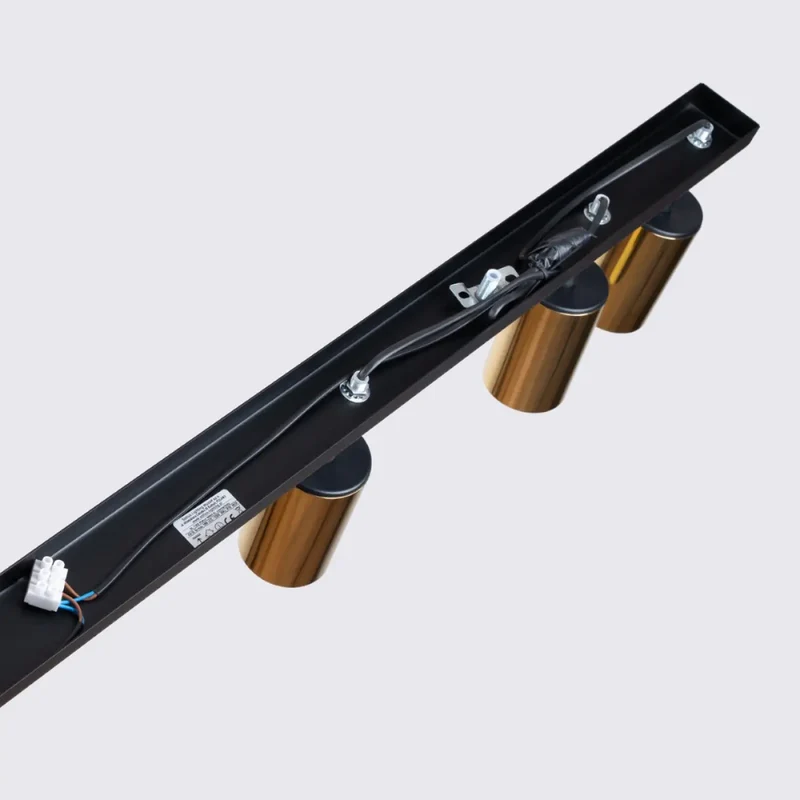 Luminaire Plafonnier | WINX 6L (Noir/Doré)