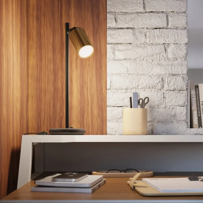 Luminaire Plafonnier | WINX 6L (Noir/Doré)