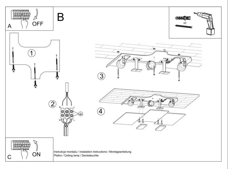 Luminaire Plafonnier | FABIANO