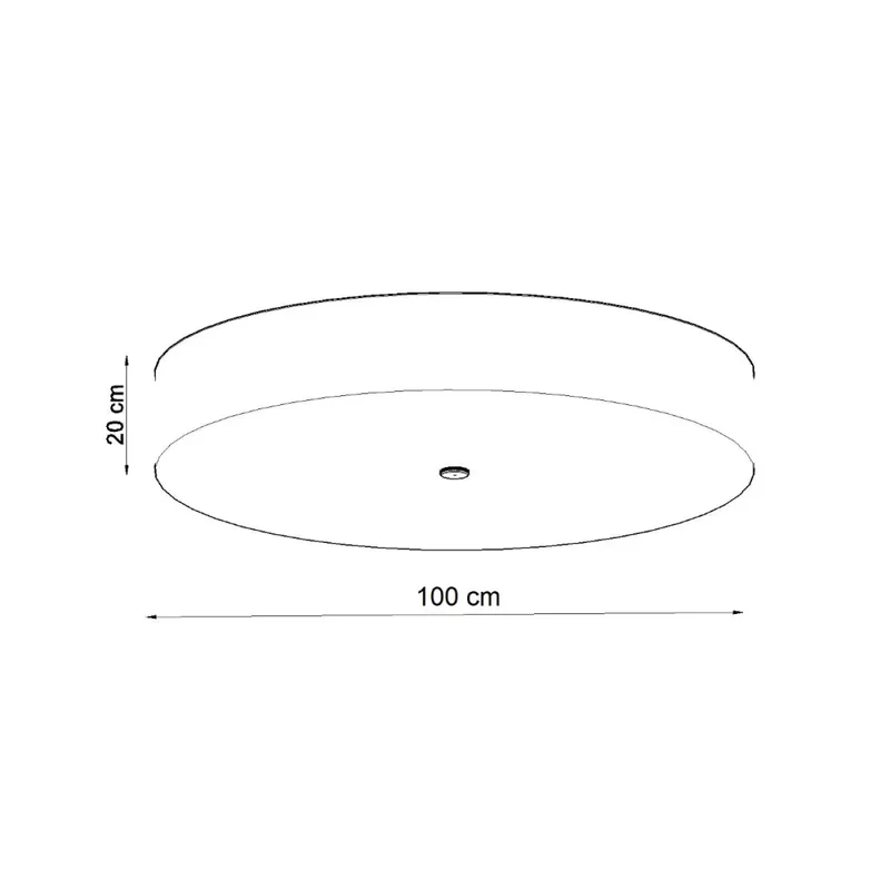 Luminaire Plafonnier | SKALA 100 (Blanc)